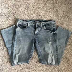 Express distressed denim